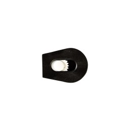 Зажим для шнура 4 мм KL цвет Чёрный + Белый (поштучно)  в Ухте