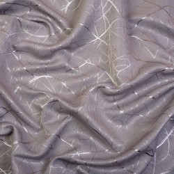 Ткань Блэкаут для штор светозатемняющая 75% &quot;Ледовое тиснение цвет Серый&quot; (на отрез)  в Ухте