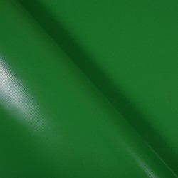Тентовый материал ПВХ 450 гр/м2, Зелёный (Ширина 160см), на отрез  в Ухте, 450 г/м2, 799 руб