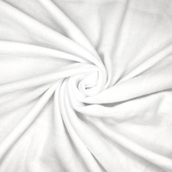 Флис Односторонний 130 гр/м2, цвет Белый (на отрез)  в Ухте