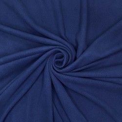 Флис Односторонний 130 гр/м2, цвет Темно-синий (на отрез)  в Ухте