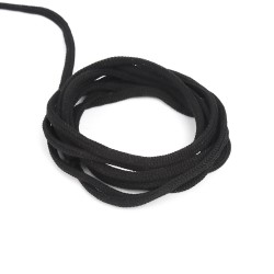 Шнур для одежды 4,5 мм, цвет Чёрный (на отрез)  в Ухте