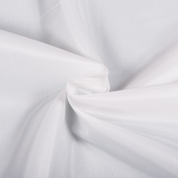 Ткань подкладочная Таффета 190Т, цвет Белый (на отрез)  в Ухте