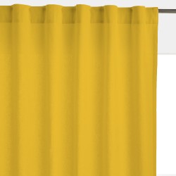 Штора уличная на Трубной ленте (В-220*Ш-145) Желтая, (ткань Оксфорд 600)  в Ухте
