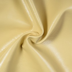 Ткань Дерматин (Кожзам) для мебели, цвет Кремовый (на отрез)  в Ухте