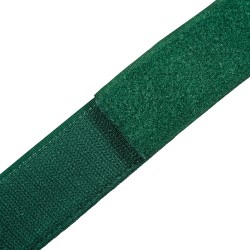 Контактная лента 40мм (38мм) цвет Зелёный (велькро-липучка, на отрез)  в Ухте