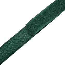Контактная лента 25мм цвет Зелёный (велькро-липучка, на отрез)  в Ухте